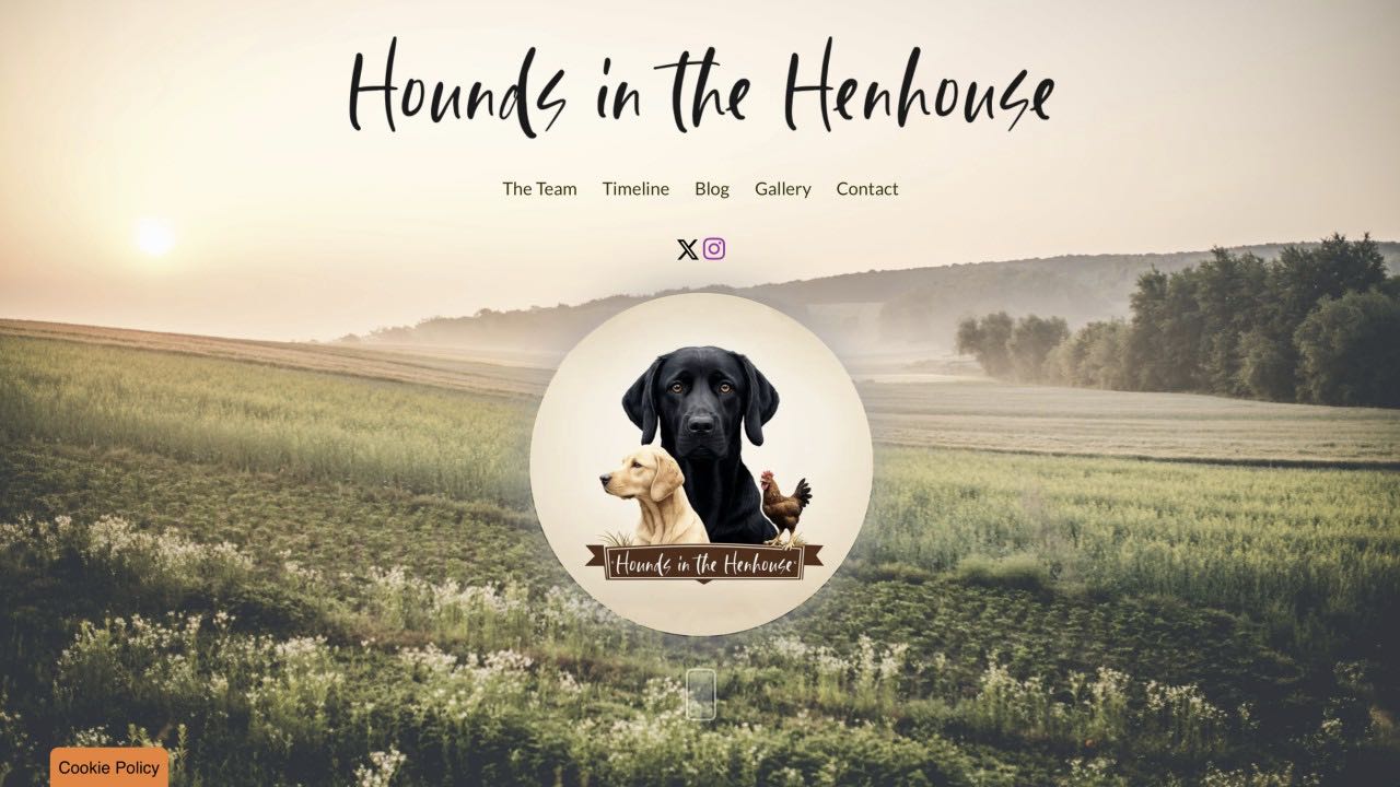 Hounds in the Henhouse Website Example