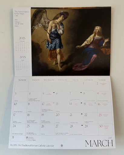 2025 Trad Calendar March