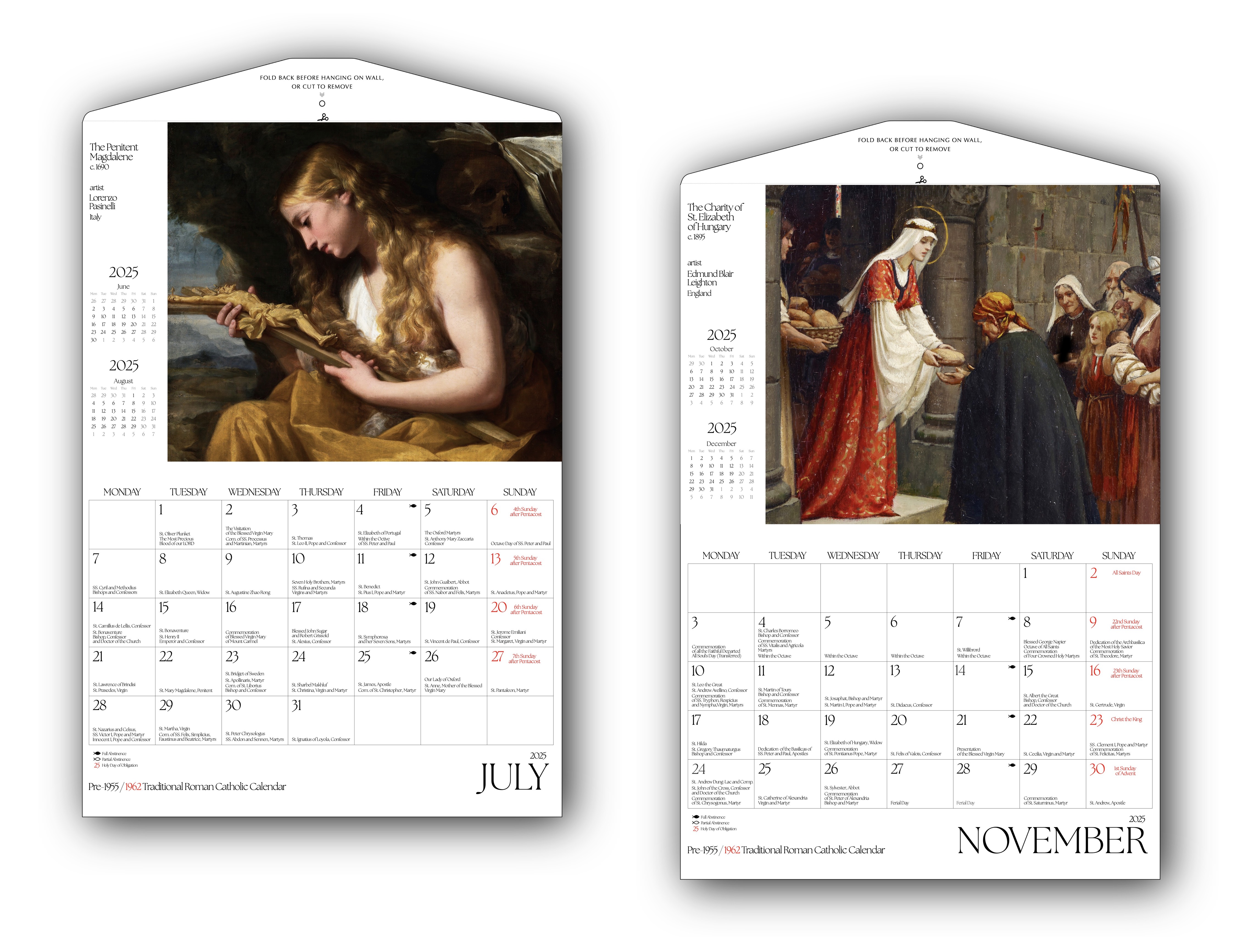 2025 Trad Calendar Examples